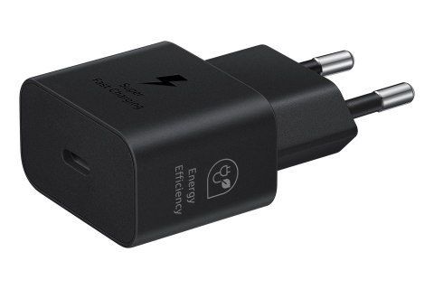 Ładowarka Samsung Power Adapter 25W USB-C Fast Charge (bez kabla) Black Samsung Ładowarka Samsung Power Adapter 25W USB-C Fast Charge (bez kabla) Black Samsung