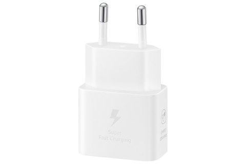 Ładowarka Samsung Power Adapter 25W USB-C Fast Charge (bez kabla) White Samsung Ładowarka Samsung Power Adapter 25W USB-C Fast Charge (bez kabla) White Samsung