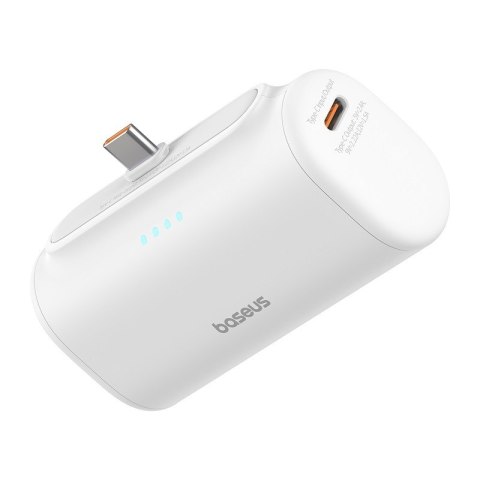 Powerbank Baseus Compact 5000mAh USB-C (biały) Baseus Powerbank Baseus Compact 5000mAh USB-C (biały) Baseus