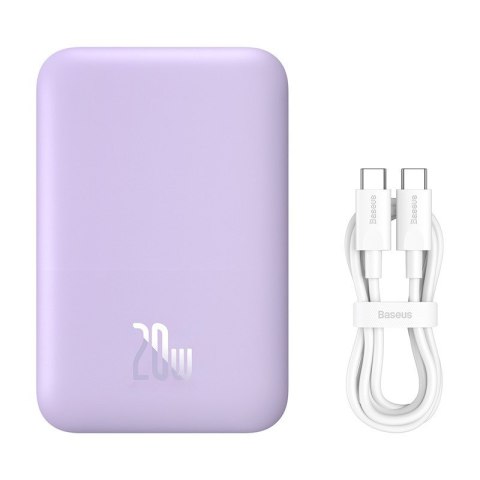 Powerbank Baseus Magnetic Mini Air 6000mAh (fiolet) Baseus Powerbank Baseus Magnetic Mini Air 6000mAh (fiolet) Baseus