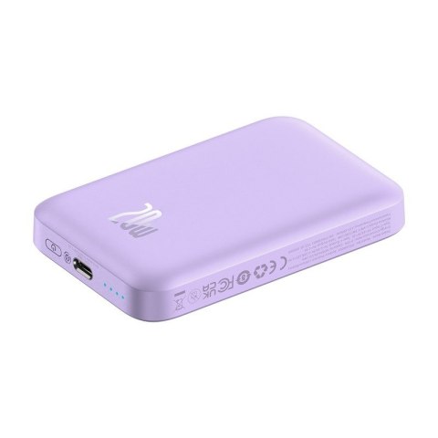 Powerbank Baseus Magnetic Mini Air 6000mAh (fiolet) Baseus Powerbank Baseus Magnetic Mini Air 6000mAh (fiolet) Baseus