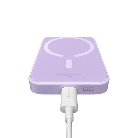 Powerbank Baseus Magnetic Mini Air 6000mAh (fiolet) Baseus Powerbank Baseus Magnetic Mini Air 6000mAh (fiolet) Baseus