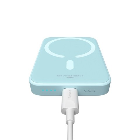 Powerbank Baseus Magnetic Mini Air 6000mAh (niebieski) Baseus Powerbank Baseus Magnetic Mini Air 6000mAh (niebieski) Baseus