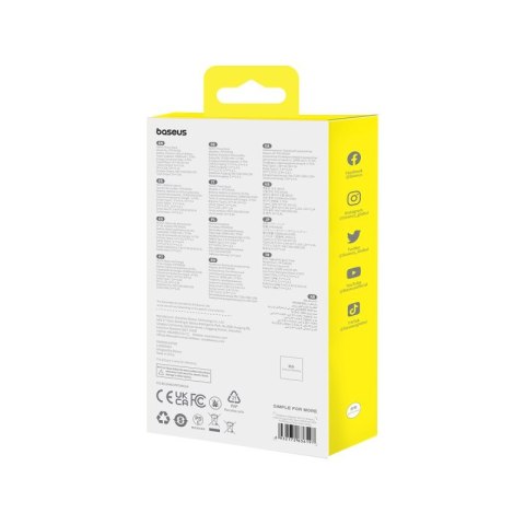 Powerbank Baseus Magnetic Mini Air Wireless 10000mAh 20W+kabel USB C-USB C (biały) Baseus Powerbank Baseus Magnetic Mini Air Wireless 10000mAh 20W+kabel USB C-USB C (biały) Baseus