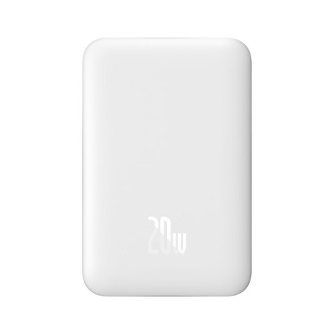 Powerbank Baseus Magnetic Mini Air Wireless 10000mAh 20W+kabel USB C-USB C (biały) Baseus Powerbank Baseus Magnetic Mini Air Wireless 10000mAh 20W+kabel USB C-USB C (biały) Baseus