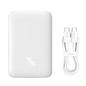 Powerbank Baseus Magnetic Mini Air Wireless 10000mAh 20W+kabel USB C-USB C (biały) Baseus