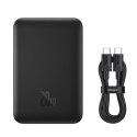 Powerbank Baseus Magnetic Mini Air Wireless 10000mAh 20W+kabel USB C-USB C (czarny) Baseus