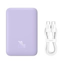 Powerbank Baseus Magnetic Mini Air Wireless 10000mAh 20W+kabel USB C-USB C (fiolet) Baseus