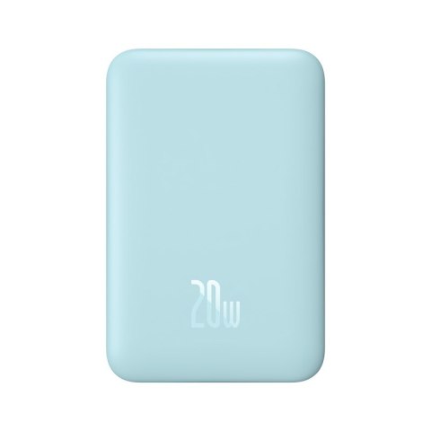 Powerbank Baseus Magnetic Mini Air Wireless 10000mAh 20W+kabel USB C-USB C (niebieski) Baseus Powerbank Baseus Magnetic Mini Air Wireless 10000mAh 20W+kabel USB C-USB C (niebieski) Baseus