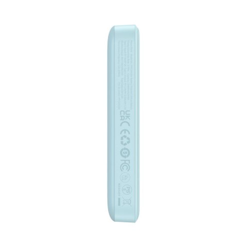Powerbank Baseus Magnetic Mini Air Wireless 10000mAh 20W+kabel USB C-USB C (niebieski) Baseus Powerbank Baseus Magnetic Mini Air Wireless 10000mAh 20W+kabel USB C-USB C (niebieski) Baseus
