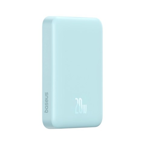 Powerbank Baseus Magnetic Mini Air Wireless 10000mAh 20W+kabel USB C-USB C (niebieski) Baseus Powerbank Baseus Magnetic Mini Air Wireless 10000mAh 20W+kabel USB C-USB C (niebieski) Baseus