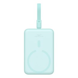 Powerbank Baseus Magnetic Mini Air Wireless 10000mAh 20W+kabel USB C-USB C (peppermint blue) Baseus