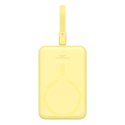 Powerbank Baseus Magnetic Mini Air Wireless 10000mAh 20W+kabel USB C-USB C (żółty) Baseus
