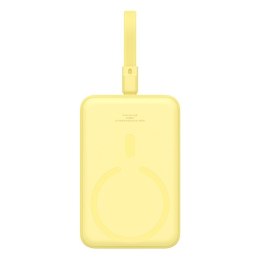 Powerbank Baseus Magnetic Mini Air Wireless 10000mAh 20W+kabel USB C-USB C (żółty) Baseus