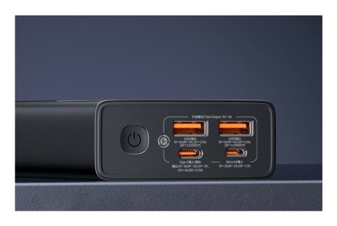 Powerbank Baseus Star-Lord 20000mAh 65W+kabel USB-USB C (czarny) Baseus Powerbank Baseus Star-Lord 20000mAh 65W+kabel USB-USB C (czarny) Baseus