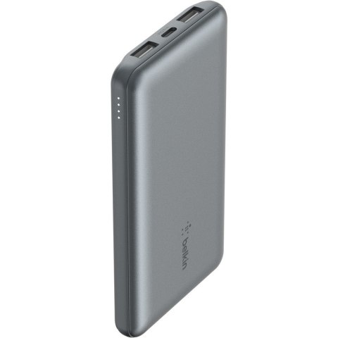 Powerbank Belkin BoostCharge Power Bank 10K 2xUSB-A + 1xUSB-C 10000mAh 15W Grey Belkin Powerbank Belkin BoostCharge Power Bank 10K 2xUSB-A + 1xUSB-C 10000mAh 15W Grey Belkin