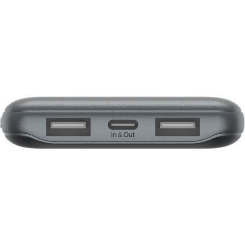 Powerbank Belkin BoostCharge Power Bank 10K 2xUSB-A + 1xUSB-C 10000mAh 15W Grey Belkin Powerbank Belkin BoostCharge Power Bank 10K 2xUSB-A + 1xUSB-C 10000mAh 15W Grey Belkin