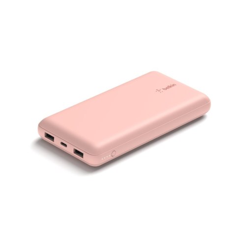 Powerbank Belkin BoostCharge Power Bank 20K 2xUSB-A + 1xUSB-C 20000mAh 15W Rose Gold Belkin Powerbank Belkin BoostCharge Power Bank 20K 2xUSB-A + 1xUSB-C 20000mAh 15W Rose Gold Belkin