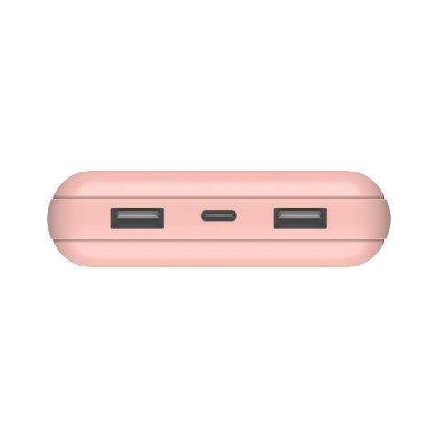 Powerbank Belkin BoostCharge Power Bank 20K 2xUSB-A + 1xUSB-C 20000mAh 15W Rose Gold Belkin Powerbank Belkin BoostCharge Power Bank 20K 2xUSB-A + 1xUSB-C 20000mAh 15W Rose Gold Belkin