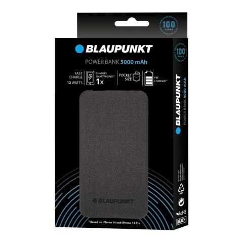 Powerbank Blaupunkt 5000 mAh 12W Blaupunkt Powerbank Blaupunkt 5000 mAh 12W Blaupunkt