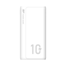 Powerbank Silicon Power QP15 10000mAh QC3.0+PD 2xUSB A, 1x mUSB + 1x USB C, biały Silicon Power