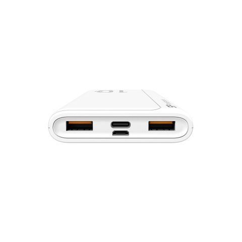 Powerbank Silicon Power QP15 10000mAh QC3.0+PD 2xUSB A, 1x mUSB + 1x USB C, biały Silicon Power Powerbank Silicon Power QP15 10000mAh QC3.0+PD 2xUSB A, 1x mUSB + 1x USB C, biały Silicon Power