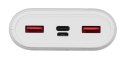 Powerbank Silicon Power QS15 20000mAh QC3.0+PD 2xUSB A, 1x mUSB + 1x USB C, biały Silicon Power