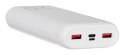 Powerbank Silicon Power QS15 20000mAh QC3.0+PD 2xUSB A, 1x mUSB + 1x USB C, biały Silicon Power