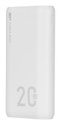 Powerbank Silicon Power QS15 20000mAh QC3.0+PD 2xUSB A, 1x mUSB + 1x USB C, biały Silicon Power