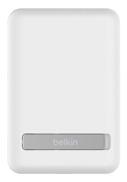 Powerbank bezprzewodowy Belkin BoostCharge Magnetic Wireless Power Bank 5K + Stand MagSafe Compatible 5000mAh 7,5W White Belkin