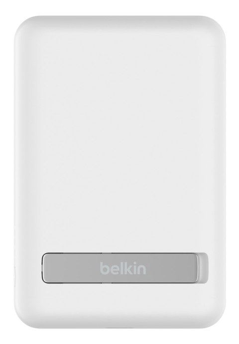 Powerbank bezprzewodowy Belkin BoostCharge Magnetic Wireless Power Bank 5K + Stand MagSafe Compatible 5000mAh 7,5W White Belkin Powerbank bezprzewodowy Belkin BoostCharge Magnetic Wireless Power Bank 5K + Stand MagSafe Compatible 5000mAh 7,5W White Belkin