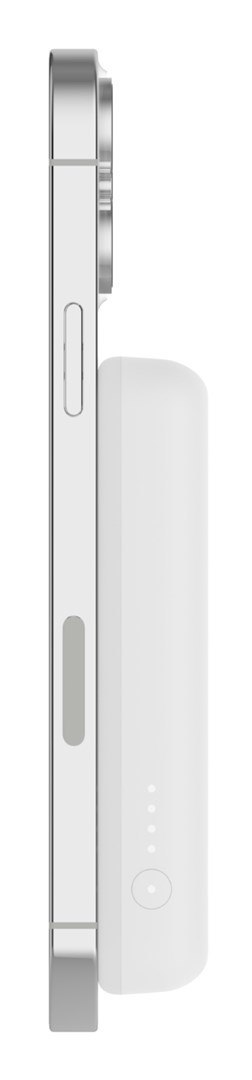 Powerbank bezprzewodowy Belkin BoostCharge Magnetic Wireless Power Bank 5K + Stand MagSafe Compatible 5000mAh 7,5W White Belkin Powerbank bezprzewodowy Belkin BoostCharge Magnetic Wireless Power Bank 5K + Stand MagSafe Compatible 5000mAh 7,5W White Belkin