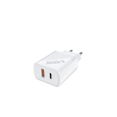 SAVIO ŁADOWARKA SIECIOWA USB QUICK CHARGE POWER DELIVERY 3.0 18W LA-04 SAVIO SAVIO ŁADOWARKA SIECIOWA USB QUICK CHARGE POWER DELIVERY 3.0 18W LA-04 SAVIO