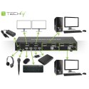 TECHLY PRZEŁĄCZNIK KVM DISPLAYPORT/USB 2X1 DUAL HE TECHly