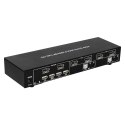 TECHLY PRZEŁĄCZNIK KVM DISPLAYPORT/USB 4X1 4K*30HZ TECHly