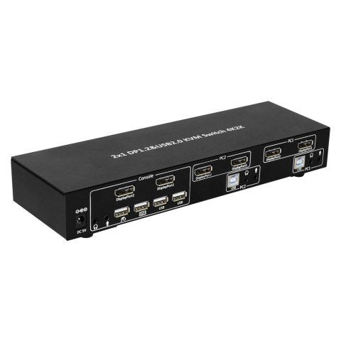 TECHLY PRZEŁĄCZNIK KVM DISPLAYPORT/USB 4X1 4K*30HZ TECHly TECHLY PRZEŁĄCZNIK KVM DISPLAYPORT/USB 4X1 4K*30HZ TECHly