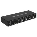 TECHLY PRZEŁĄCZNIK KVM DISPLAYPORT/USB 4X1 4K*30HZ TECHly