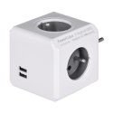 Allocacoc Przedłużacz PowerCube Original USB Grey Allocacoc
