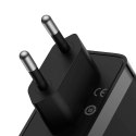 BASEUS ŁADOWARKA SIECIOWA 2X USB-C + USB (CZARNA) Baseus