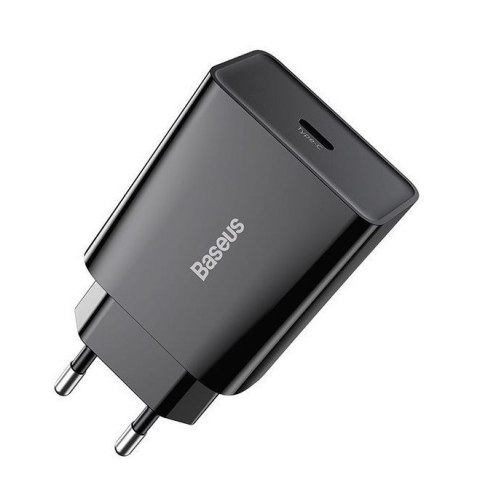 BASEUS ŁADOWARKA SIECIOWA MINI QC USB-C PD 3A 20W Baseus BASEUS ŁADOWARKA SIECIOWA MINI QC USB-C PD 3A 20W Baseus