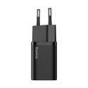 BASEUS ŁADOWARKA SIECIOWA QUICK CHARGER 20W CZARNA Baseus