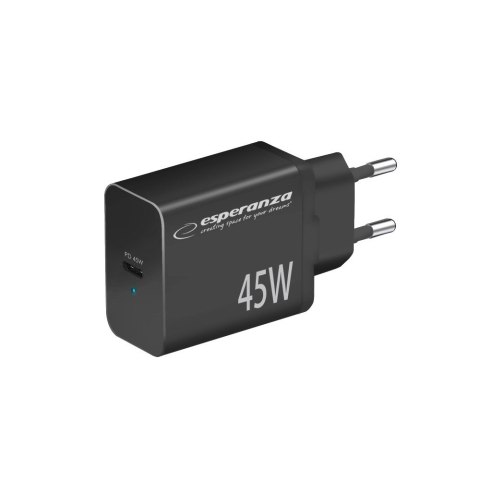 ESPERANZA ŁADOWARKA SIECIOWA 45W USB-C PD EZC108K Esperanza ESPERANZA ŁADOWARKA SIECIOWA 45W USB-C PD EZC108K Esperanza
