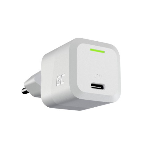 GREEN CELL ŁADOWARKA USB-C GAN GC POWERGAN 33W PD 3.0 QC 3.0 USB-C BIAŁA Green Cell GREEN CELL ŁADOWARKA USB-C GAN GC POWERGAN 33W PD 3.0 QC 3.0 USB-C BIAŁA Green Cell