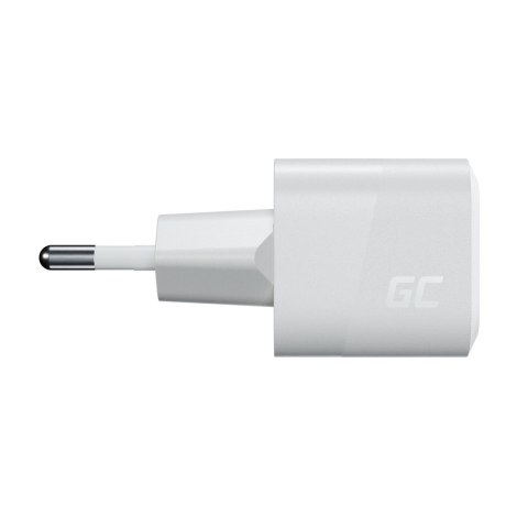 GREEN CELL ŁADOWARKA USB-C GAN GC POWERGAN 33W PD 3.0 QC 3.0 USB-C BIAŁA Green Cell GREEN CELL ŁADOWARKA USB-C GAN GC POWERGAN 33W PD 3.0 QC 3.0 USB-C BIAŁA Green Cell