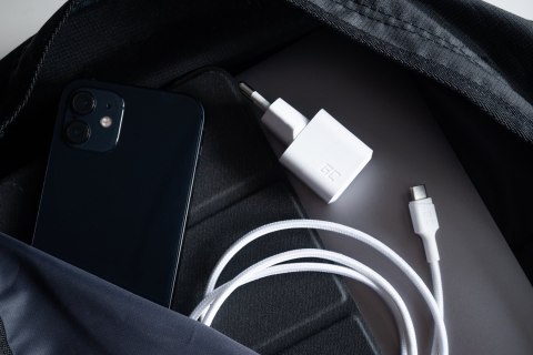 GREEN CELL ŁADOWARKA USB-C GAN GC POWERGAN 33W PD 3.0 QC 3.0 USB-C BIAŁA Green Cell GREEN CELL ŁADOWARKA USB-C GAN GC POWERGAN 33W PD 3.0 QC 3.0 USB-C BIAŁA Green Cell