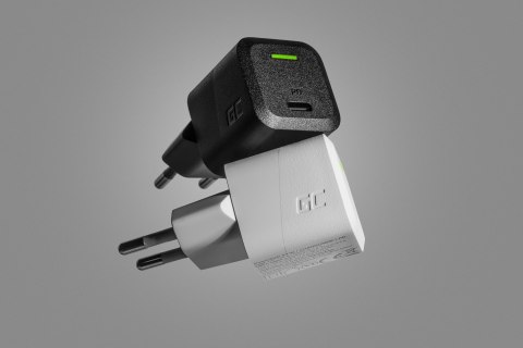 GREEN CELL ŁADOWARKA USB-C GAN GC POWERGAN 33W PD 3.0 QC 3.0 USB-C BIAŁA Green Cell GREEN CELL ŁADOWARKA USB-C GAN GC POWERGAN 33W PD 3.0 QC 3.0 USB-C BIAŁA Green Cell