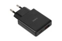 IBOX ŁADOWARKA UNIWERSALNA C-43 GAN PD30W SLIM USB A+C BLACK IBOX