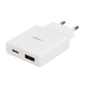IBOX ŁADOWARKA UNIWERSALNA C-43 GAN PD30W SLIM USB A+C WHITE IBOX