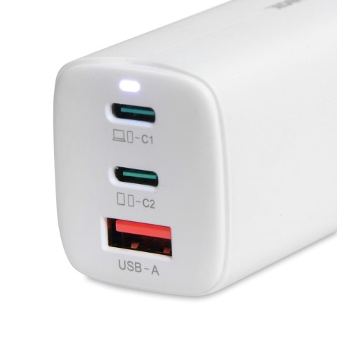 ŁADOWARKA SIECIOWA I-BOX C-65 GAN PD65W KABEL, BIAŁA IBOX ŁADOWARKA SIECIOWA I-BOX C-65 GAN PD65W KABEL, BIAŁA IBOX