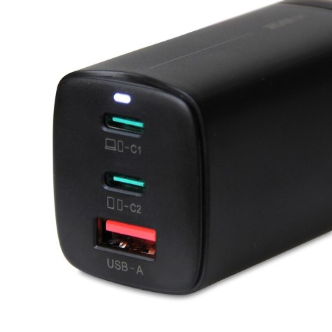 ŁADOWARKA SIECIOWA I-BOX C-65 GAN PD65W KABEL, CZARNA IBOX ŁADOWARKA SIECIOWA I-BOX C-65 GAN PD65W KABEL, CZARNA IBOX